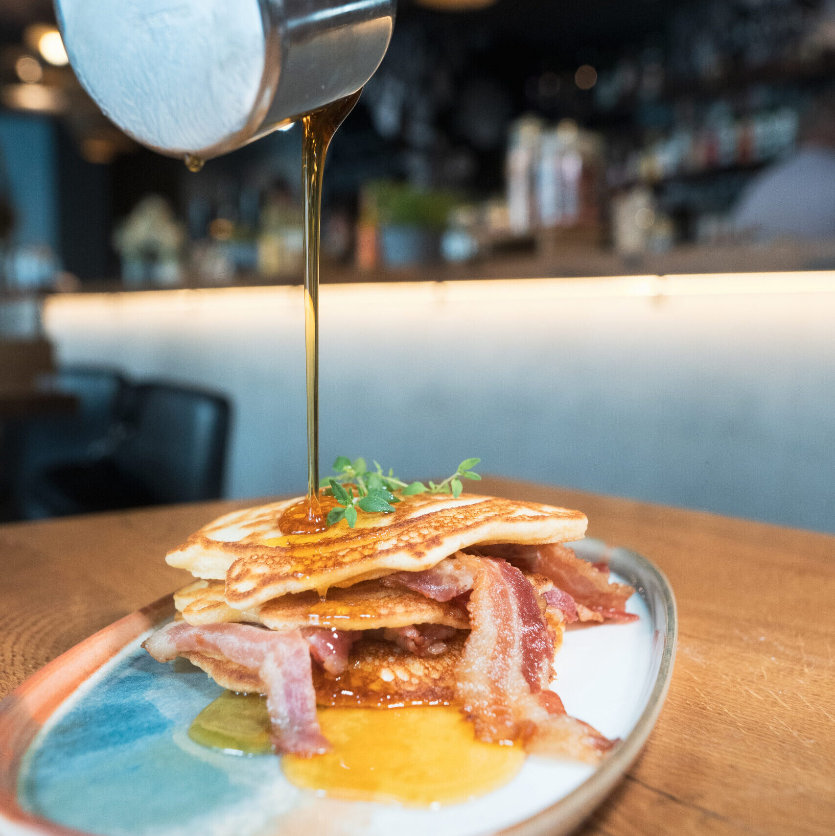 kiwis breakfast, pancakes sweet & salty